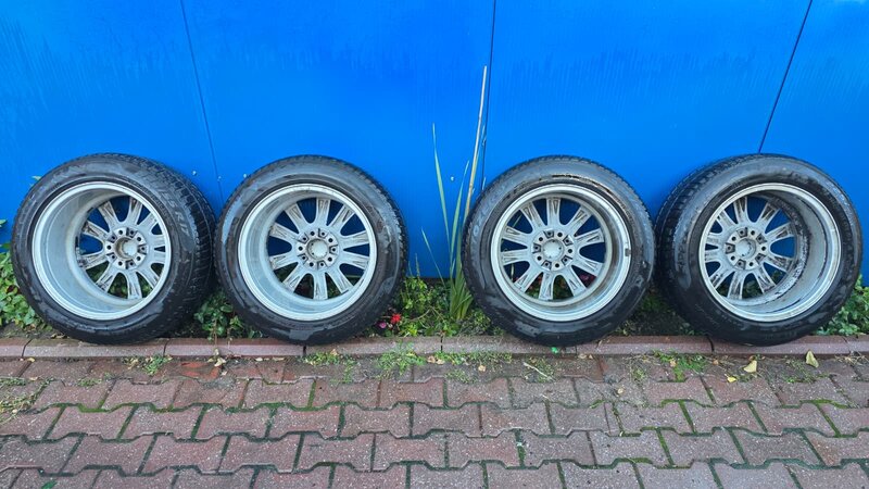 Jante BMW originale + cauciucuri de iarna Pirreli