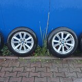 Jante BMW originale + cauciucuri de iarna Pirreli